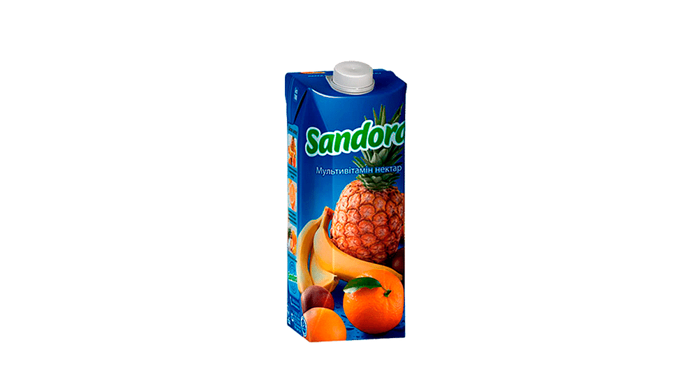 Сік мультівітамін Sandora 0,5 меню PETRUCHIO